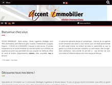 Tablet Screenshot of accentimmobilier.com